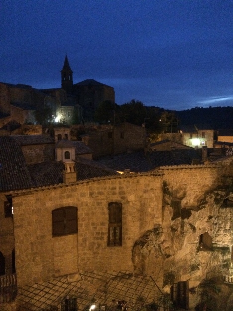 Orvieto at night