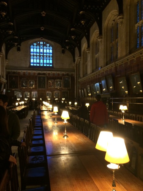 The real Great Hall at Christ Church, Oxford (still used for dining)