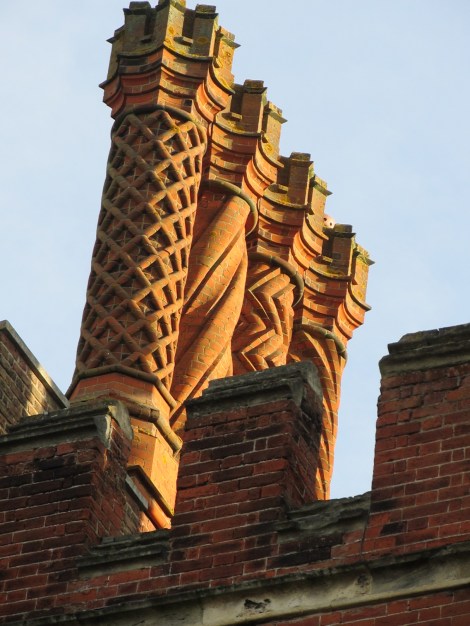 Beautiful chimneys at Hampton Court