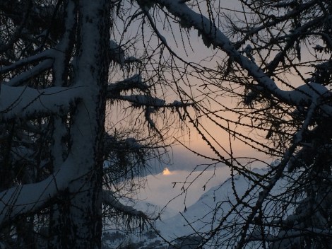 ... but at least it was pretty while we sat in traffic.