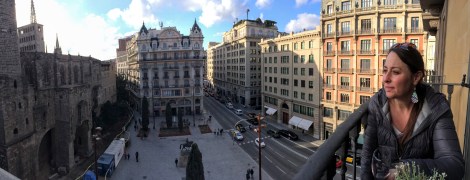 Our Barcelona balcony