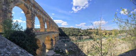 Roman aqueduct, the Pont du Gard