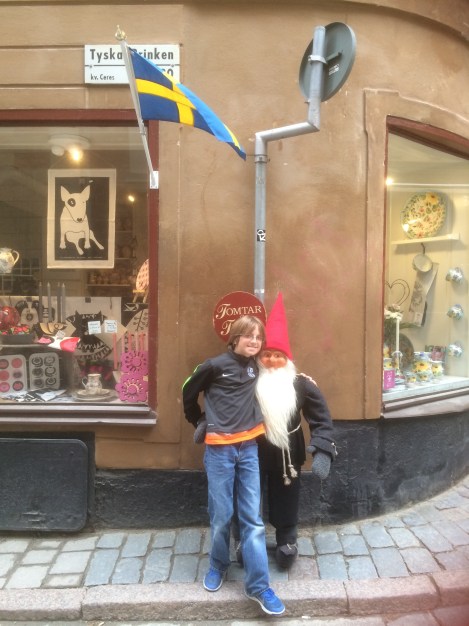 Ernst with his new pal