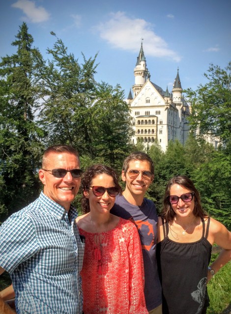 Crazy running into old friends at Neuschwanstein Castle (Germany).